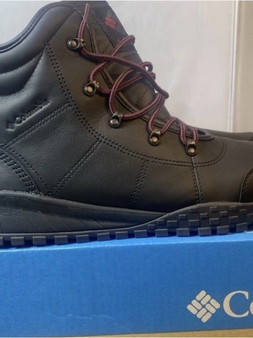 Columbia Fairbanks Rover II Mid Calf Snow Boots Mens US 14 Black Waterproof NEW!